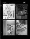 African violet feature (4 Negatives) (January 20, 1958) [Sleeve 39, Folder a, Box 14]